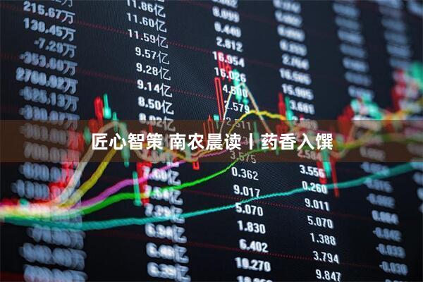 匠心智策 南农晨读丨药香入馔