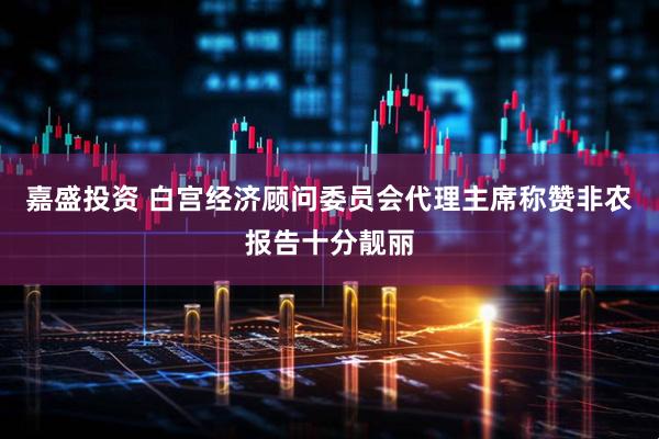 嘉盛投资 白宫经济顾问委员会代理主席称赞非农报告十分靓丽
