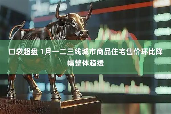 口袋超盘 1月一二三线城市商品住宅售价环比降幅整体趋缓